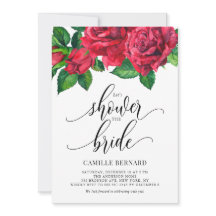 Agua de color rosa rojo ducha de novia