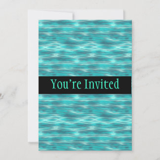 Invitación Agua de Cyrstal Blue Beach