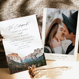 Invitación Agua del Parque Nacional Yosemite que elegimos