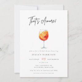 Invitación Agua rosa que es más ducha de novia Spritz