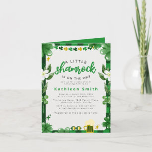 Invitación Agua Shamrock Baby