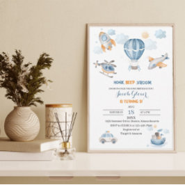 Invitación Agua Transporción de natalidad bebé