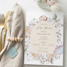 Aguadas Costeras Caracoles y Floral Baby Shower