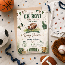 aguarela baby shower fútbol soccer