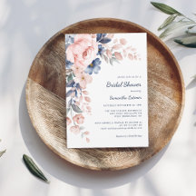 Aguas de color rosa floral, ducha de novia