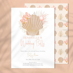 Invitación Aguas marinas y campanas Bodas Ducha de novias en 