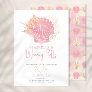 Invitación Aguas marinas y campanas Bodas Ducha de novias en 