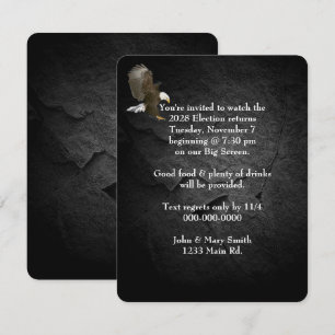 Invitación Águila calva, Fiesta de las elecciones de 2028