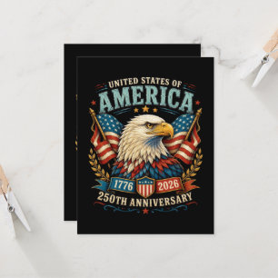 Invitación Águila de la Celebración del 250 Aniversario de Am