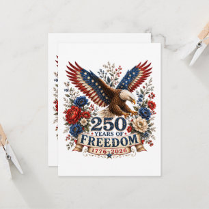 Invitación Águila del 250 Aniversario de la Libertad EE. UU.