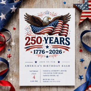 Invitación Águila Patriótica 250 Años