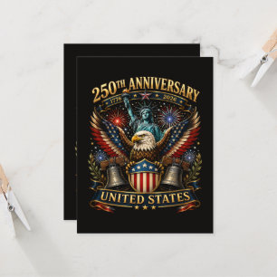 Invitación Águila Patriótica del 250 Aniversario de Estados U