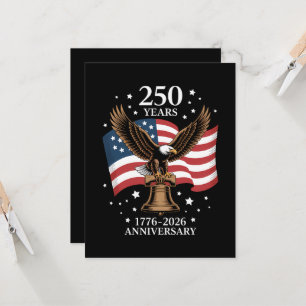 Invitación Águila y Bandera 250 Años de América 1776-2026
