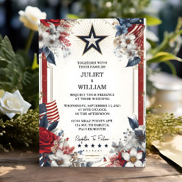 Invitación Ahora Boda militar táctico de la guerra de la arma