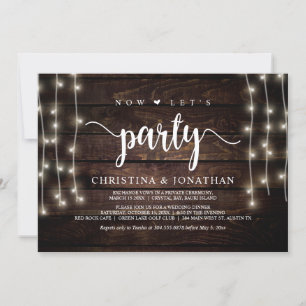Invitación Ahora es hora de fiesta, Fiesta de fuga romántica 