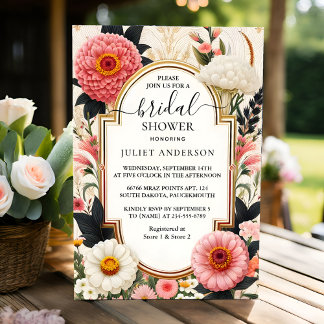Invitación Ahora hacemos ducha acrílica de novias coreanas, A