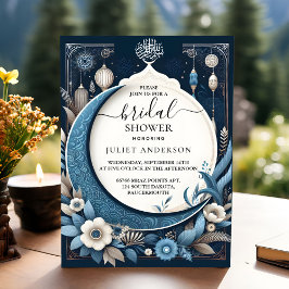 Invitación Ahora Islam Nikah árabe Walima musulmana ducha de