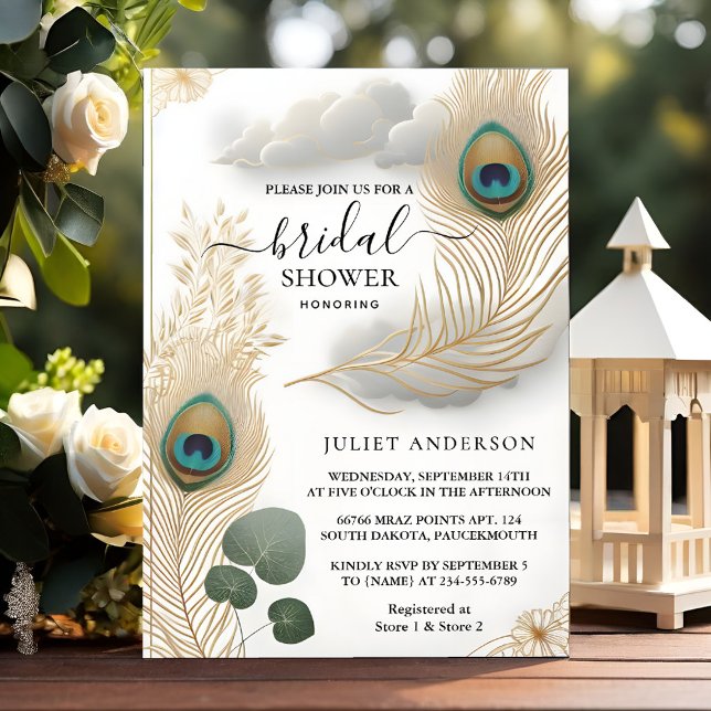 Invitación Ahora una ducha de novias con cielo ruso en Asia (Subido por el creador)
