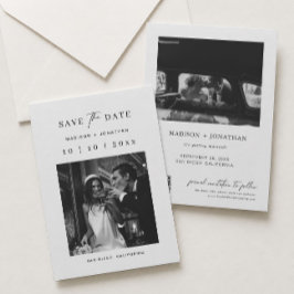 Invitación Ahorro de Fecha Clásica de Boda