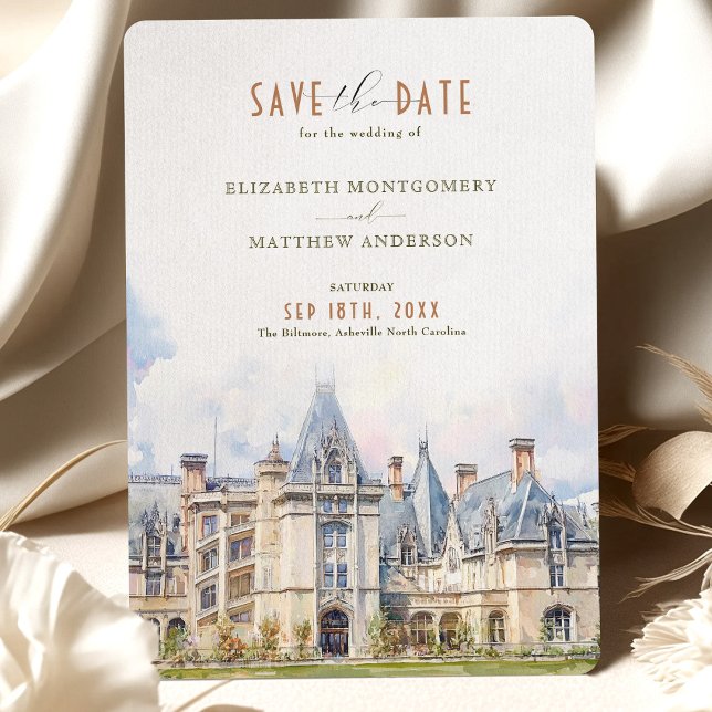 Invitación Ahorro de viaje de Asheville NC de Biltmore (Subido por el creador)