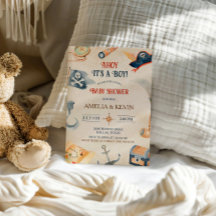 Ahoy es el Baby Shower de un muchacho pirata