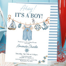 Ahoy es un joven Baby Shower