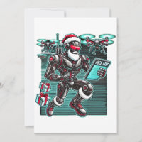 AI Powered Santa Robot con drones y Navidades L