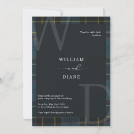 Invitación Air Force Tartan