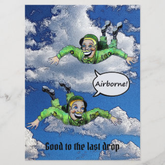 Invitación Airborne, paracaidista del ejército, personalizado