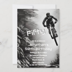 Invitación Aire de captura - Esquema de bicicleta de montaña