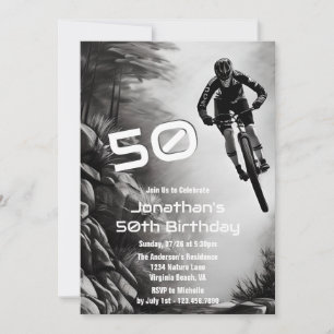 Invitación Aire de captura - Esquema de bicicleta de montaña
