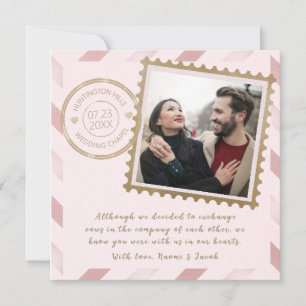 Invitación Airmail Marriage