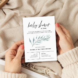 Invitación Airy Branch Baby Shower por correo