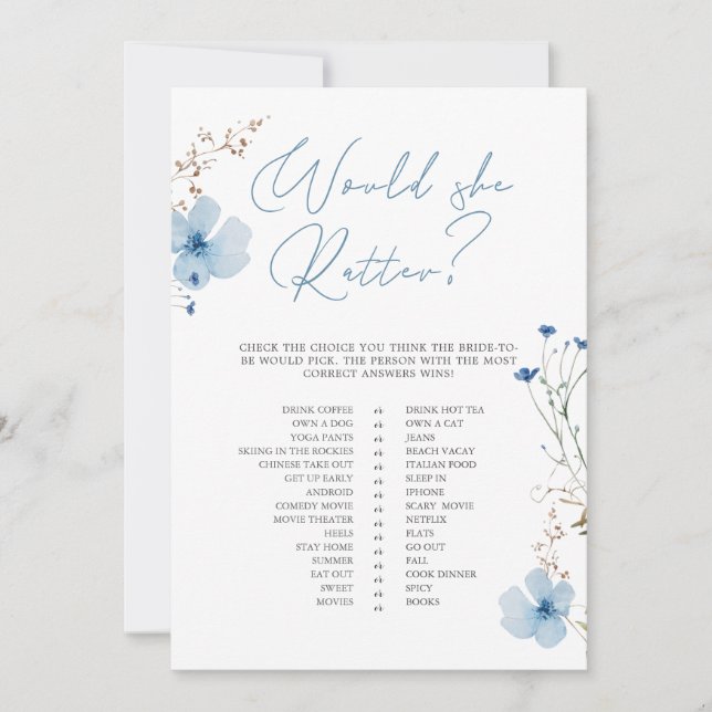 Invitación Airy Eucalyptus Greenery Boho Rustic Bridal Shower (Anverso)