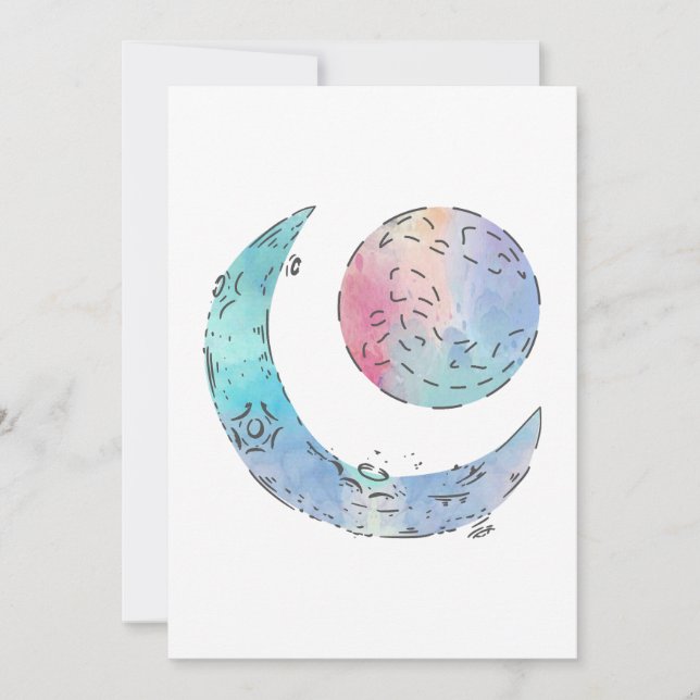 Invitación Ajuste de la galería de Sun y Moon (Anverso)