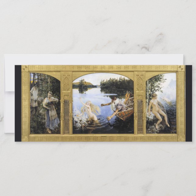 Invitación Akseli Gallen-Kallela - Aino Myth (Anverso)