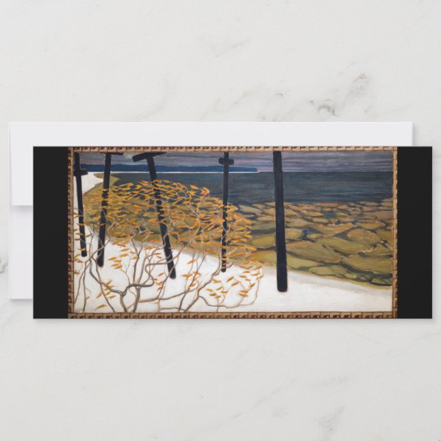 Invitación Akseli Gallen-Kallela - otoño (Anverso)