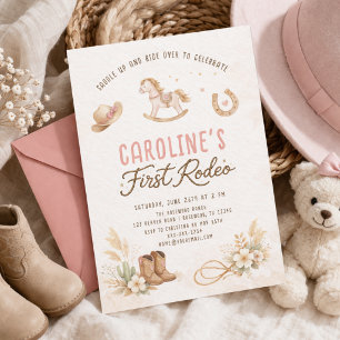 Invitación al 1er Cumpleaños de la Primera Vaquera
