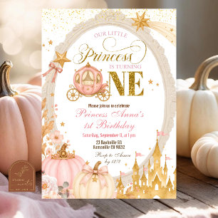 Invitación al 1er Cumpleaños de la Princesa de Oto