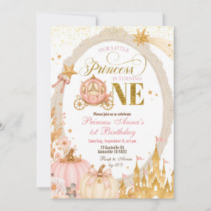 Invitación al 1er Cumpleaños de la Princesa de Oto