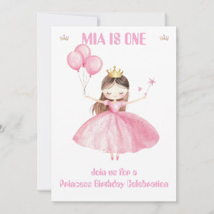 Invitación al 1er Cumpleaños de la Princesita 👑