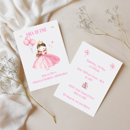 Invitación al 1er Cumpleaños de la Princesita 👑