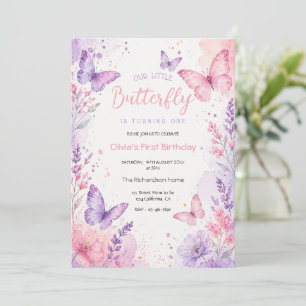 Invitación al 1er Cumpleaños de Nuestra Pequeña Ma