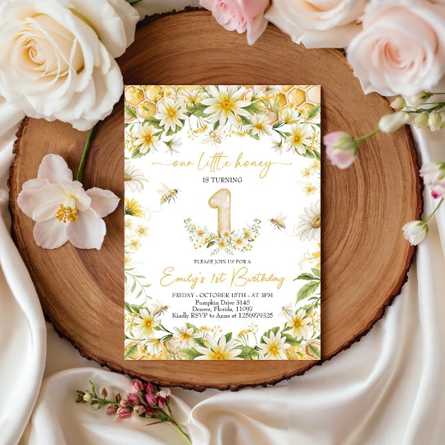 Invitación al 1er Cumpleaños de Nuestra Pequeña Mi (Subido por el creador)