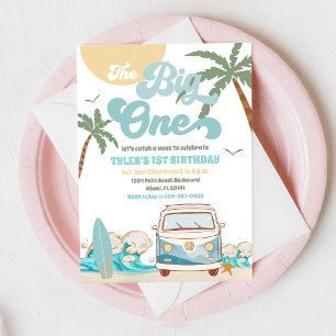 Invitación al 1er Cumpleaños de Surf Beach