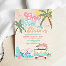 Invitación al 1er Cumpleaños de Surf Beach