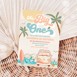 Invitación al 1er Cumpleaños de Surf Beach