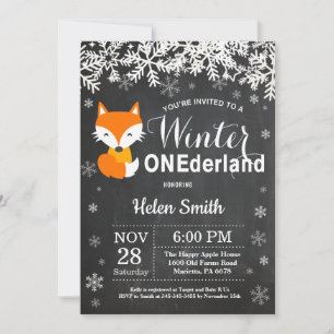 Invitación al 1er cumpleaños de Zorro en Onederlan