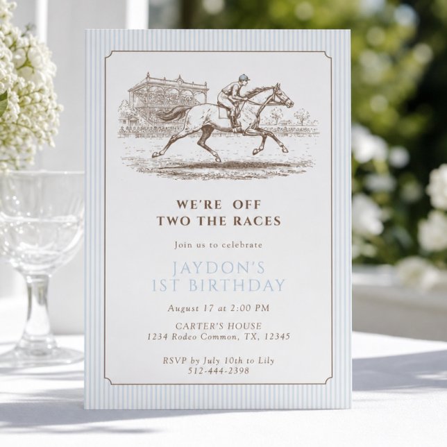 Invitación al 2º cumpleaños de Two the Races de ca (Subido por el creador)