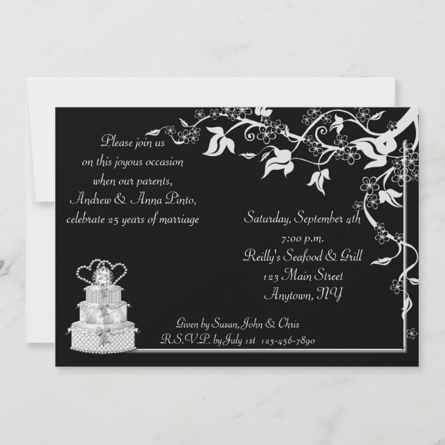 Invitación al 25º aniversario (Anverso)